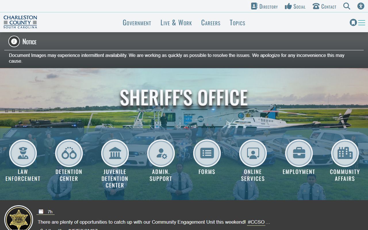 charleston county sex offender registry sheriff office management