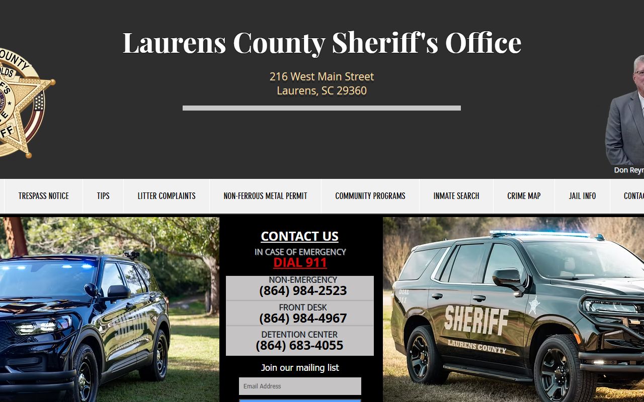 laurens County sex offender registry
