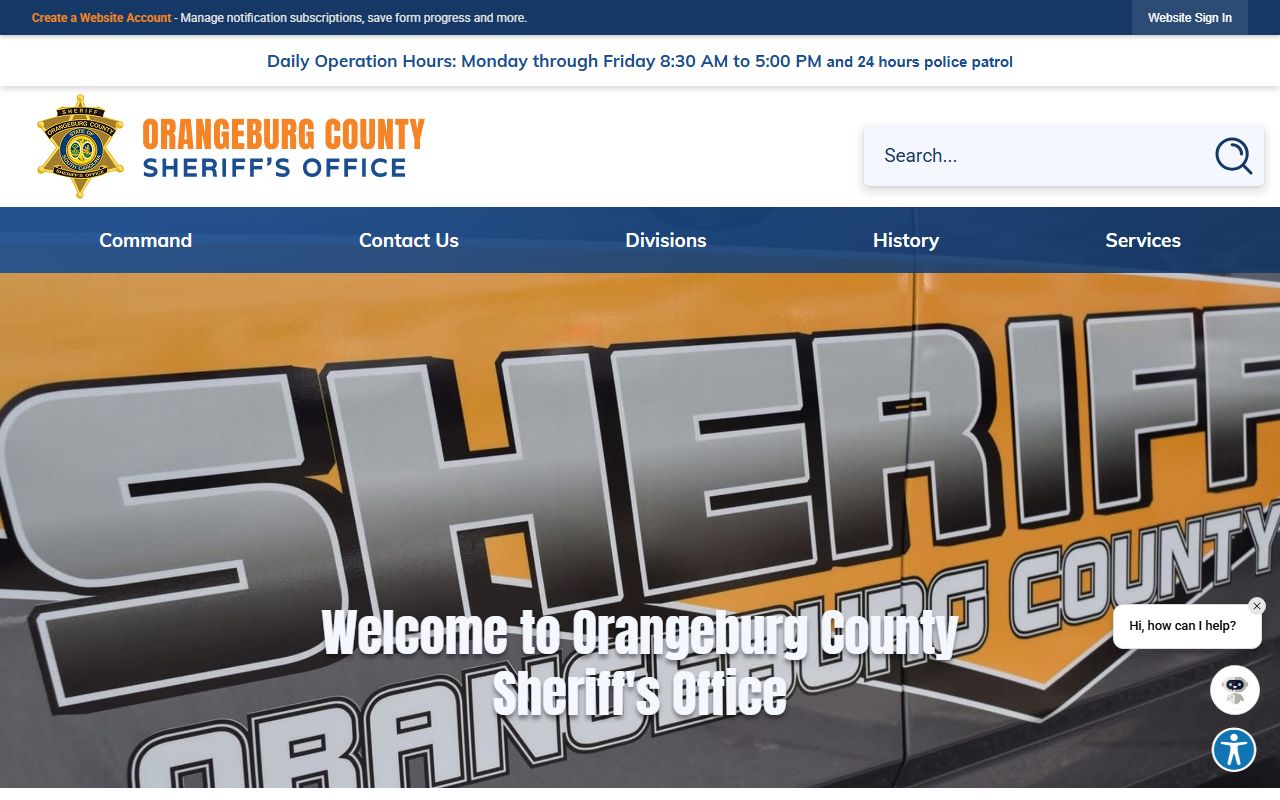 orangeburg County sex offender registry